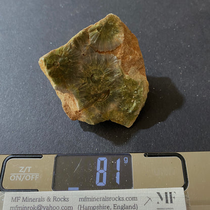 WAVELLITE ON MATRIX  - EL ROSARIO, BAJA CALIFORNIA, MEXICO. 80g MF390