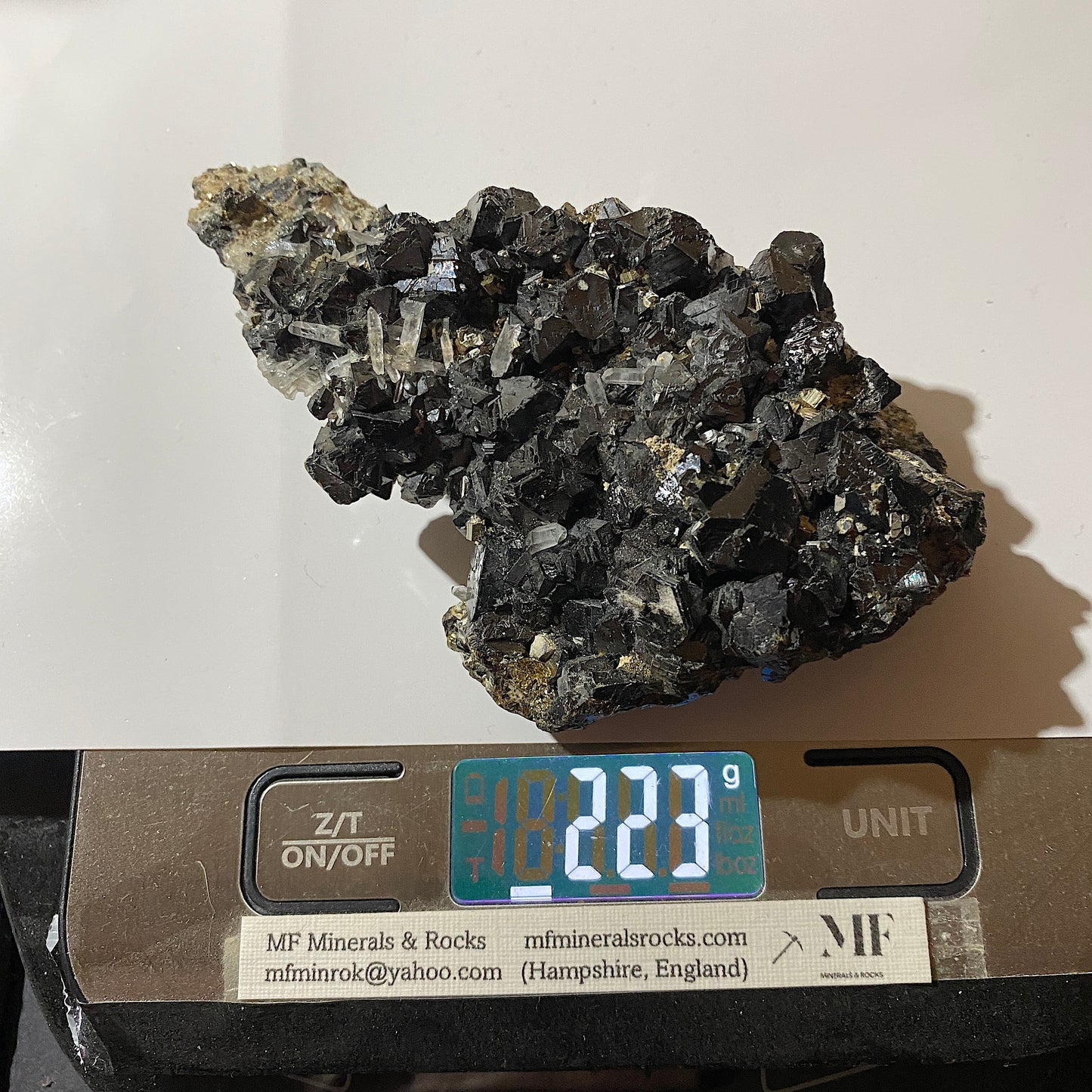 SPHALERITE/PYRITE/QUARTZ : HUARON MINE, HUAYLLAY DISTRICT, PASCO PROVINCE, PERU