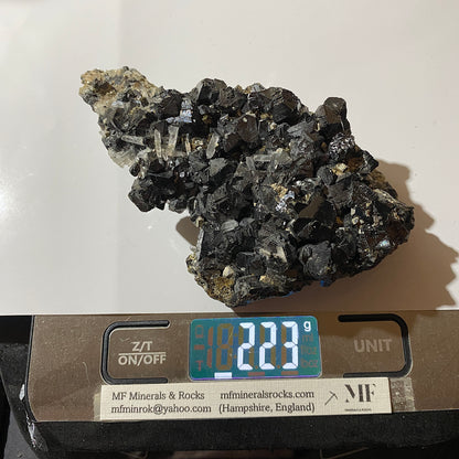 SPHALERITE/PYRITE/QUARTZ : HUARON MINE, HUAYLLAY DISTRICT, PASCO PROVINCE, PERU