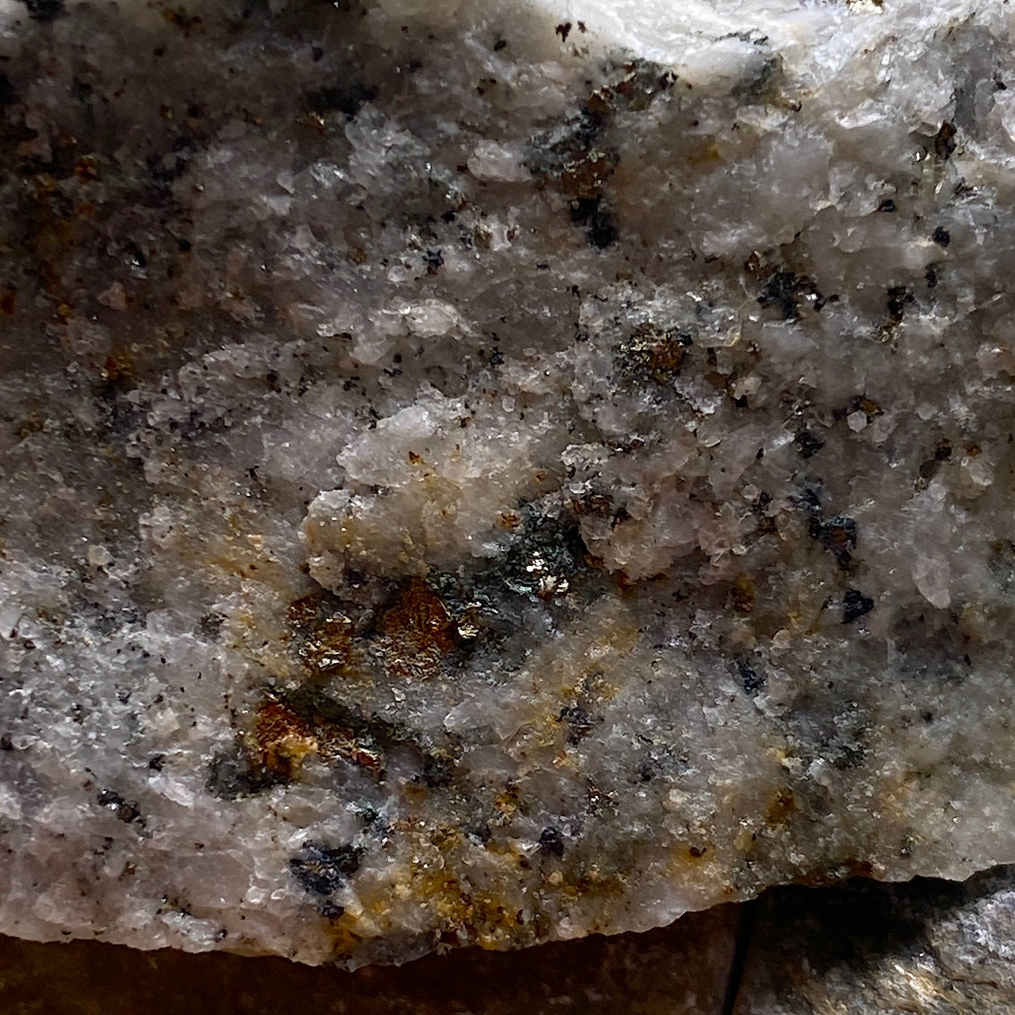 ARSENOPYRITE ON QUARTZ - LEVANT MINE, ST JUST, CORNWALL 43g MF292