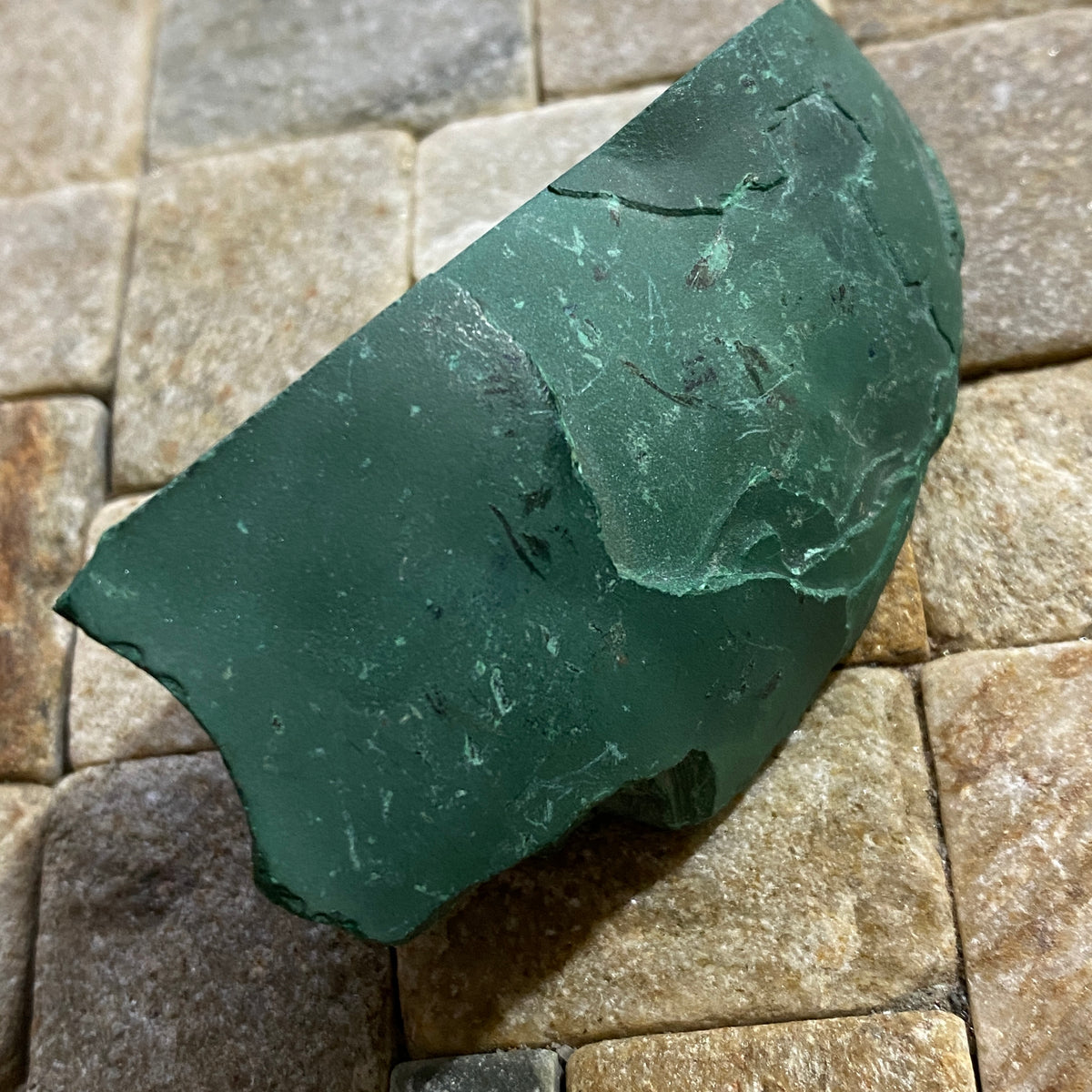 SOLID MALACHITE : CHINGOLA MINING DISTRICT, COPPER BELT, ZAMBIA. 127g MF5325