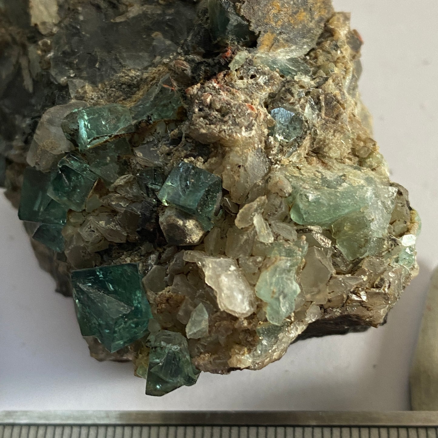 FLUORITE ON MATRIX - HEIGHTS QUARRY, WEARDALE, CO DURHAM  116g  MF3852