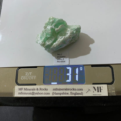 TALC RARE SPECIMEN FROM SHABRY, THE URAL MOUNTAINS, RUSSIA 31g MF5335