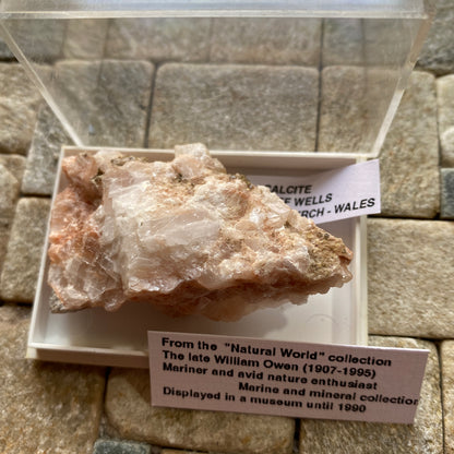 CALCITE WITH ARAGONITE - TAFF WELLS QUARRY, PENTYRCH, WALES U.K.