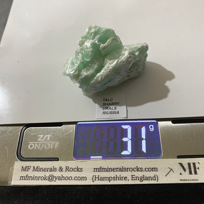 TALC RARE SPECIMEN FROM SHABRY, THE URAL MOUNTAINS, RUSSIA 31g MF5335