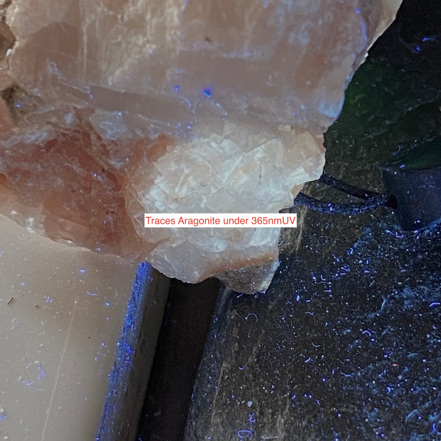 CALCITE WITH ARAGONITE - TAFF WELLS QUARRY, PENTYRCH, WALES U.K.
