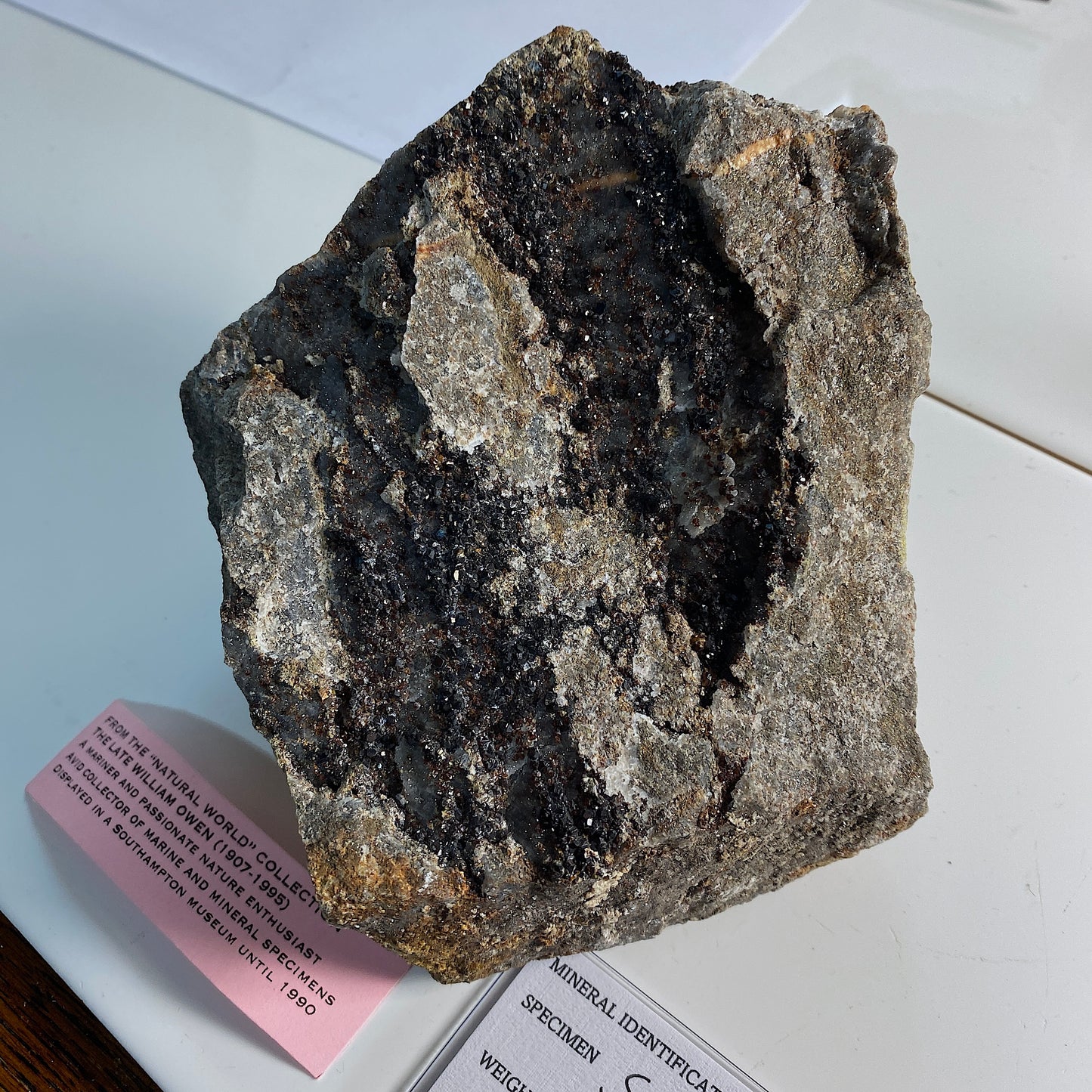 SPHALERITE ON MATRIX - BROWNLEY HILL MINE, CUMBRIA SUBSTANTIAL 1495g. MF6352