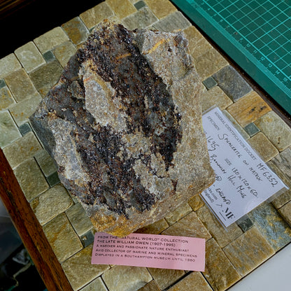 SPHALERITE ON MATRIX - BROWNLEY HILL MINE, CUMBRIA SUBSTANTIAL 1495g. MF6352