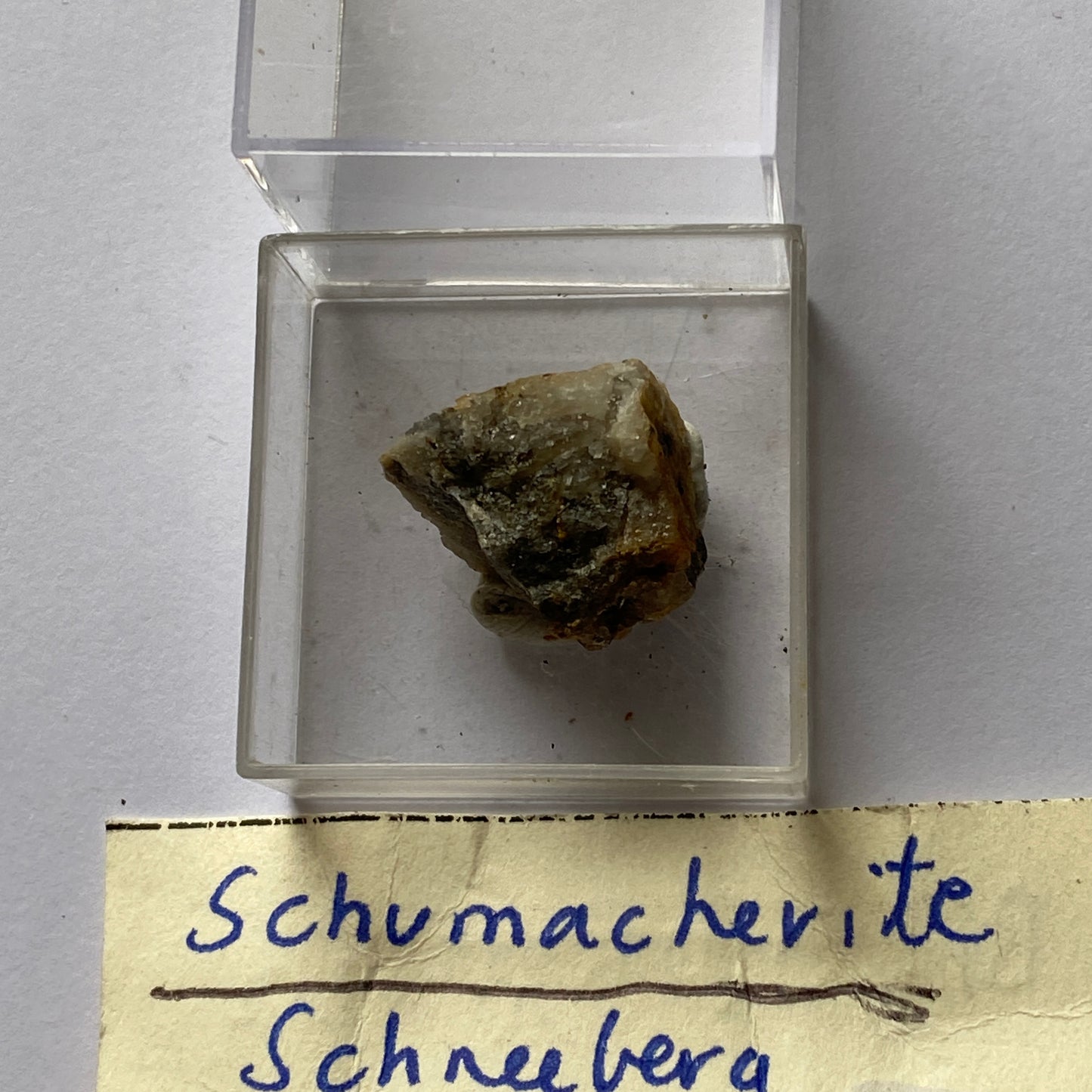 SCHUMACHERITE ON MATRIX - PUCHER SHAFT, WOLFGANGMABEN MINES, SAXONY GERMANY MF4247