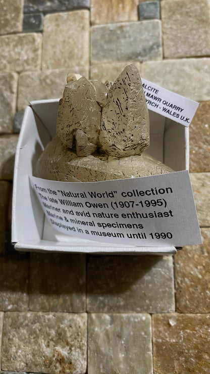 CALCITE FROM TON MAWR QUARRY, PENTYRCH, WALES  68g MF5236