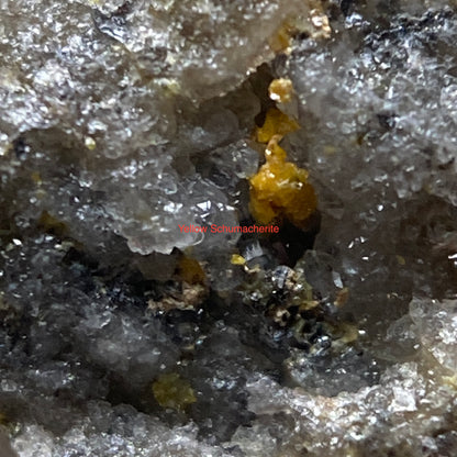 SCHUMACHERITE ON MATRIX - PUCHER SHAFT, WOLFGANGMABEN MINES, SAXONY GERMANY MF4247