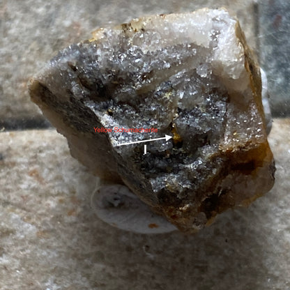 SCHUMACHERITE ON MATRIX - PUCHER SHAFT, WOLFGANGMABEN MINES, SAXONY GERMANY MF4247