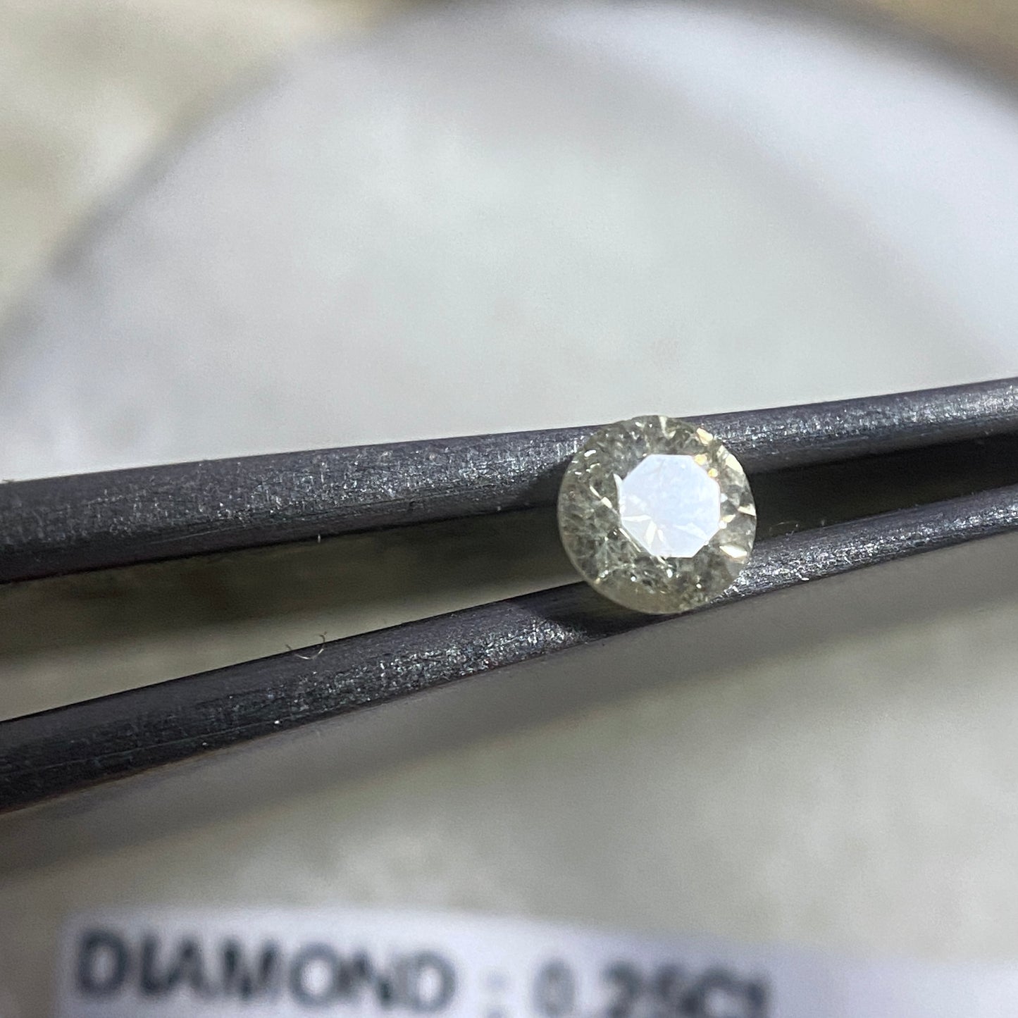 DIAMOND NATURAL GEMSTONE : KIMBERLEY, NORTHERN CAPE, SOUTH AFRICA 0.25Ct MFG5489