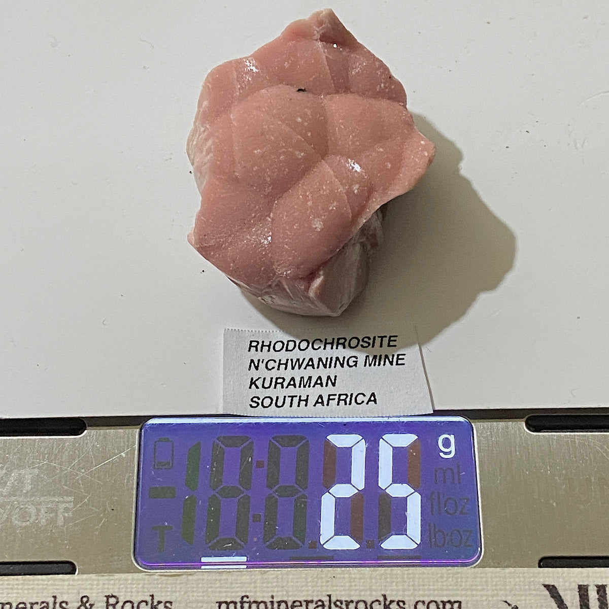 RHODOCHROSITE : N'CHWANING MINE, KURUMAN, NORTHERN CAPE, SOUTH AFRICA  25g MF5336