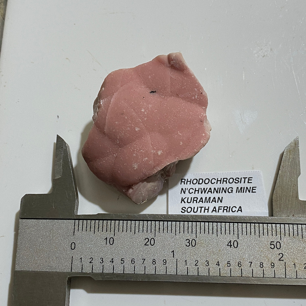 RHODOCHROSITE : N'CHWANING MINE, KURUMAN, NORTHERN CAPE, SOUTH AFRICA  25g MF5336