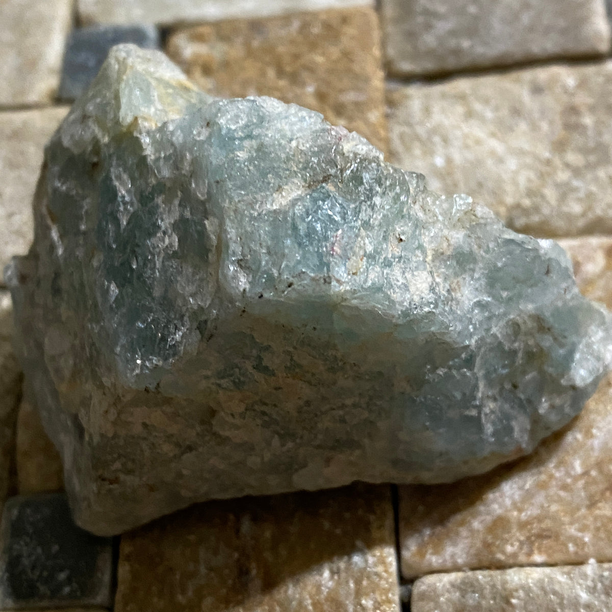 AQUAMARINE BERYL : MEDINA PEGMATITE FIELD, MINAS GERAIS, BRAZIL 47g MF5337