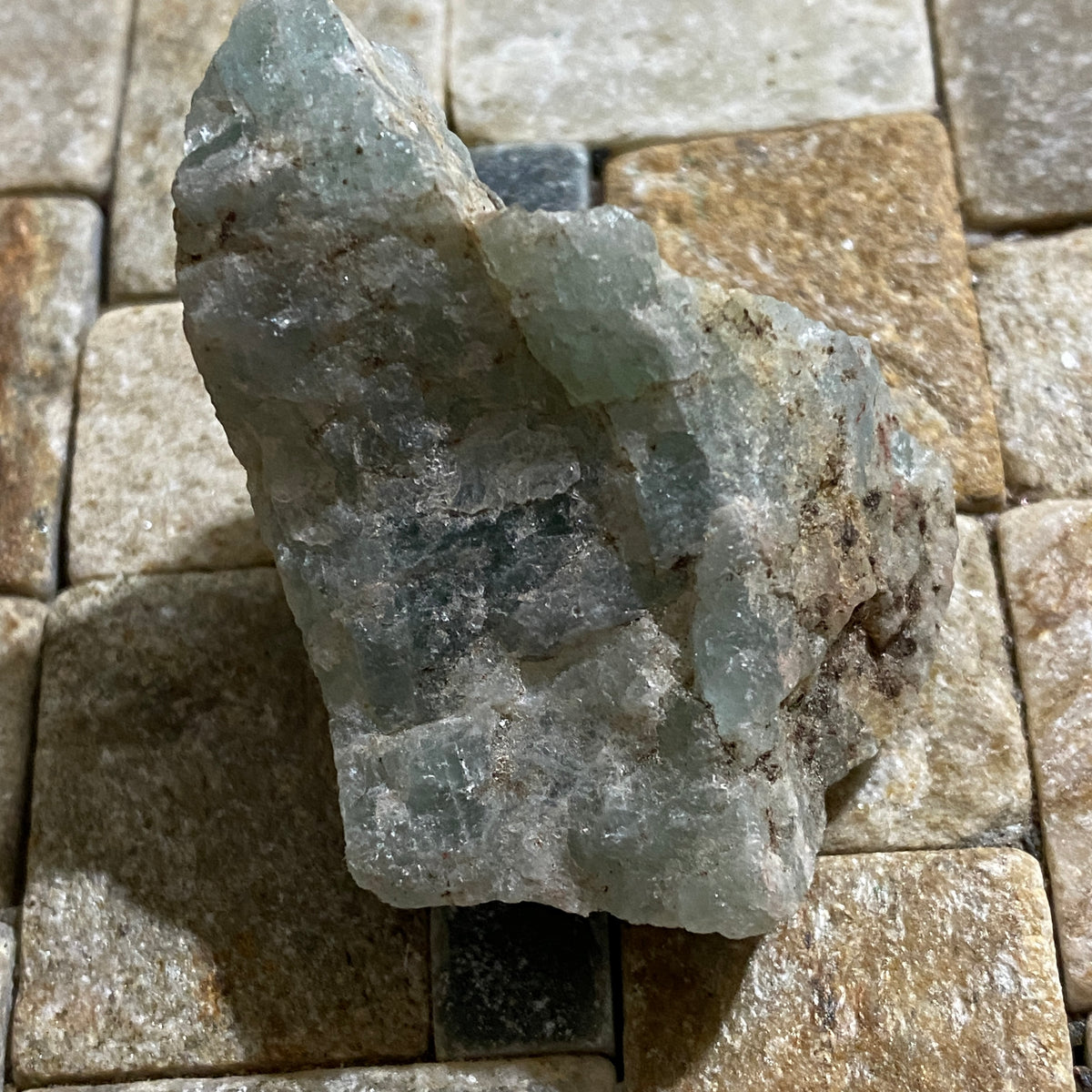 AQUAMARINE BERYL : MEDINA PEGMATITE FIELD, MINAS GERAIS, BRAZIL 47g MF5337