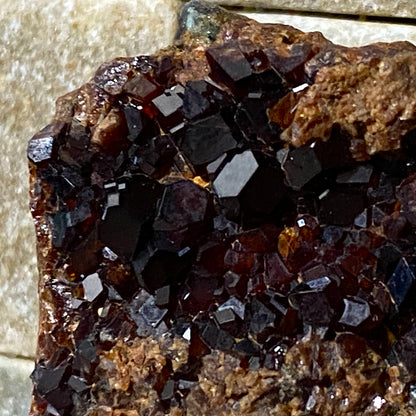 HESSONITE GARNET : GAVA VALLEY, LIGURIA, ITALY. 48G MF4630