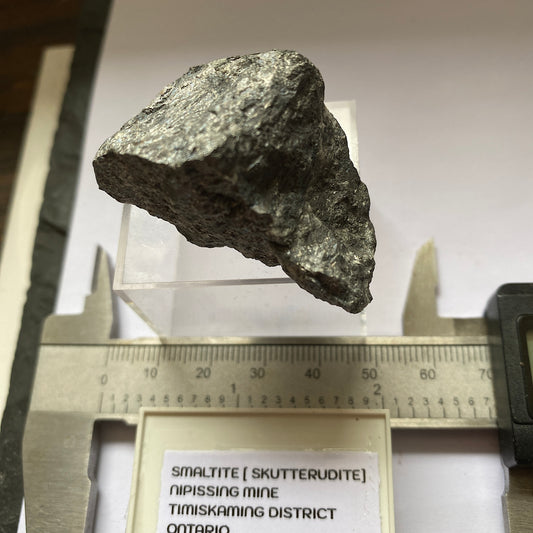 SMALTITE [SKUTTERUDITE] : NIPISSING MINE, ONTARIO, CANADA. 68g MF1440