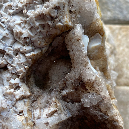 CHALCEDONY EPIMORPHS AFTER FLUORITE - SLITT PASTURE MINE, WESTGATE, CO DURHAM, ENGLAND 667g. MF4462