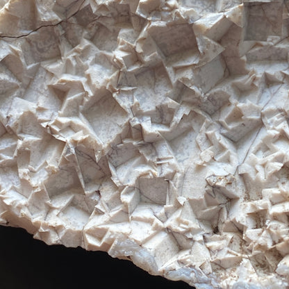 CHALCEDONY EPIMORPHS AFTER FLUORITE - SLITT PASTURE MINE, WESTGATE, CO DURHAM, ENGLAND 667g. MF4462