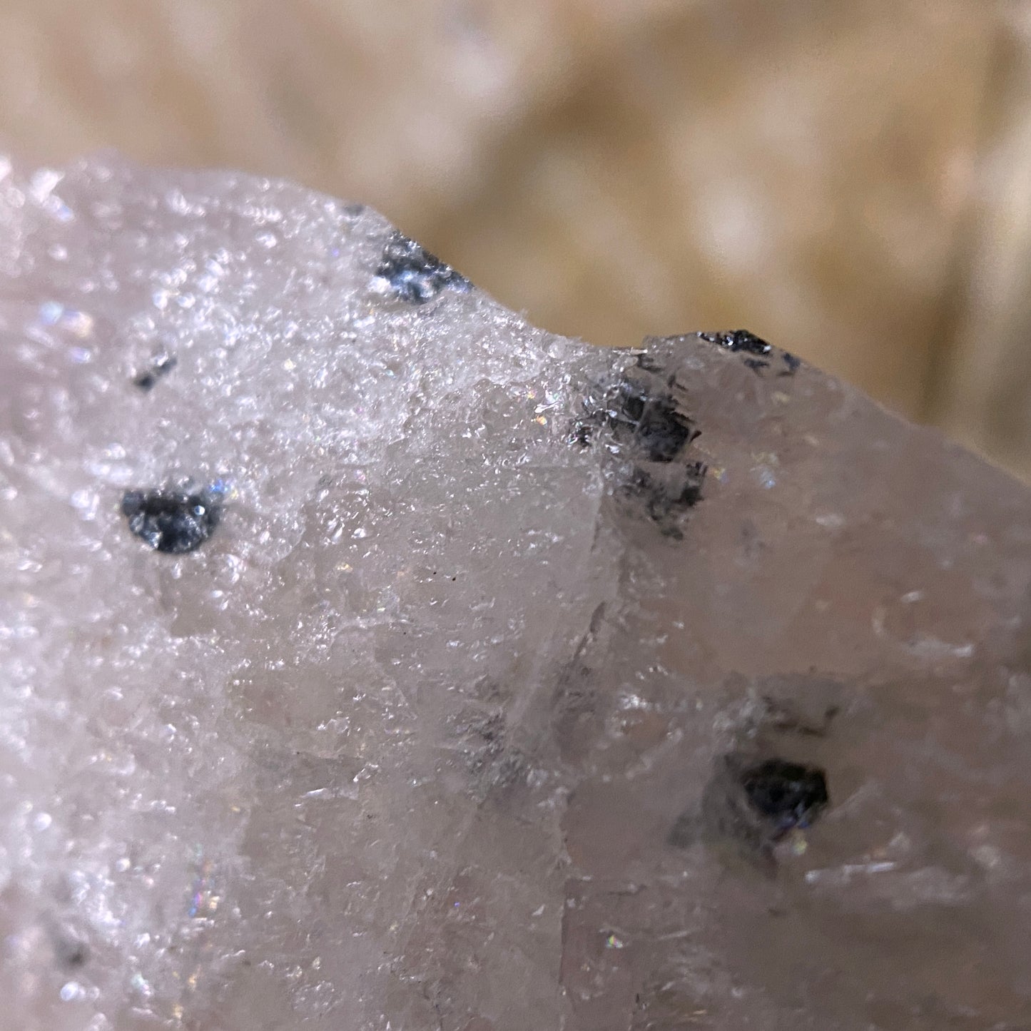 TAKANELITE ON MORGANITE BERYL : BARRA DO SALINAS, BRAZIL 23g MF4642