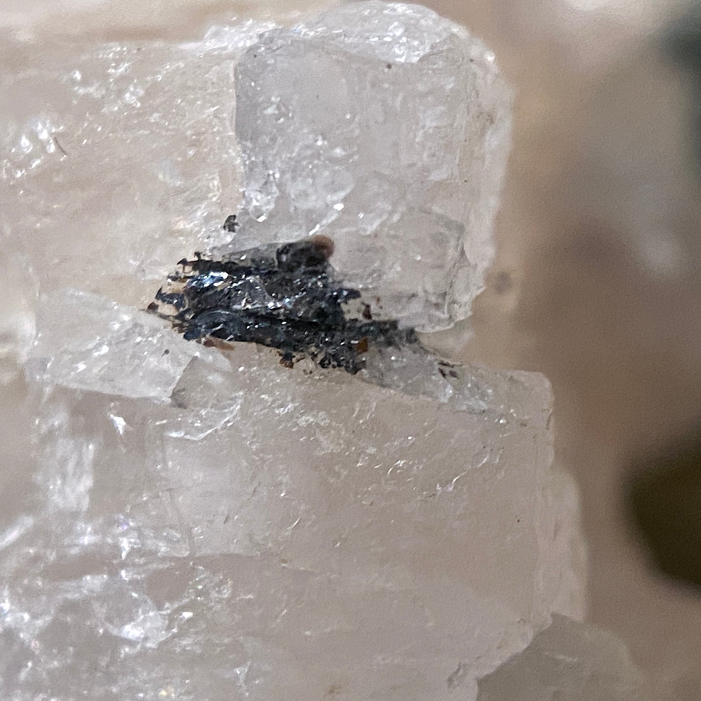 TAKANELITE ON MORGANITE BERYL : BARRA DO SALINAS, BRAZIL 23g MF4642