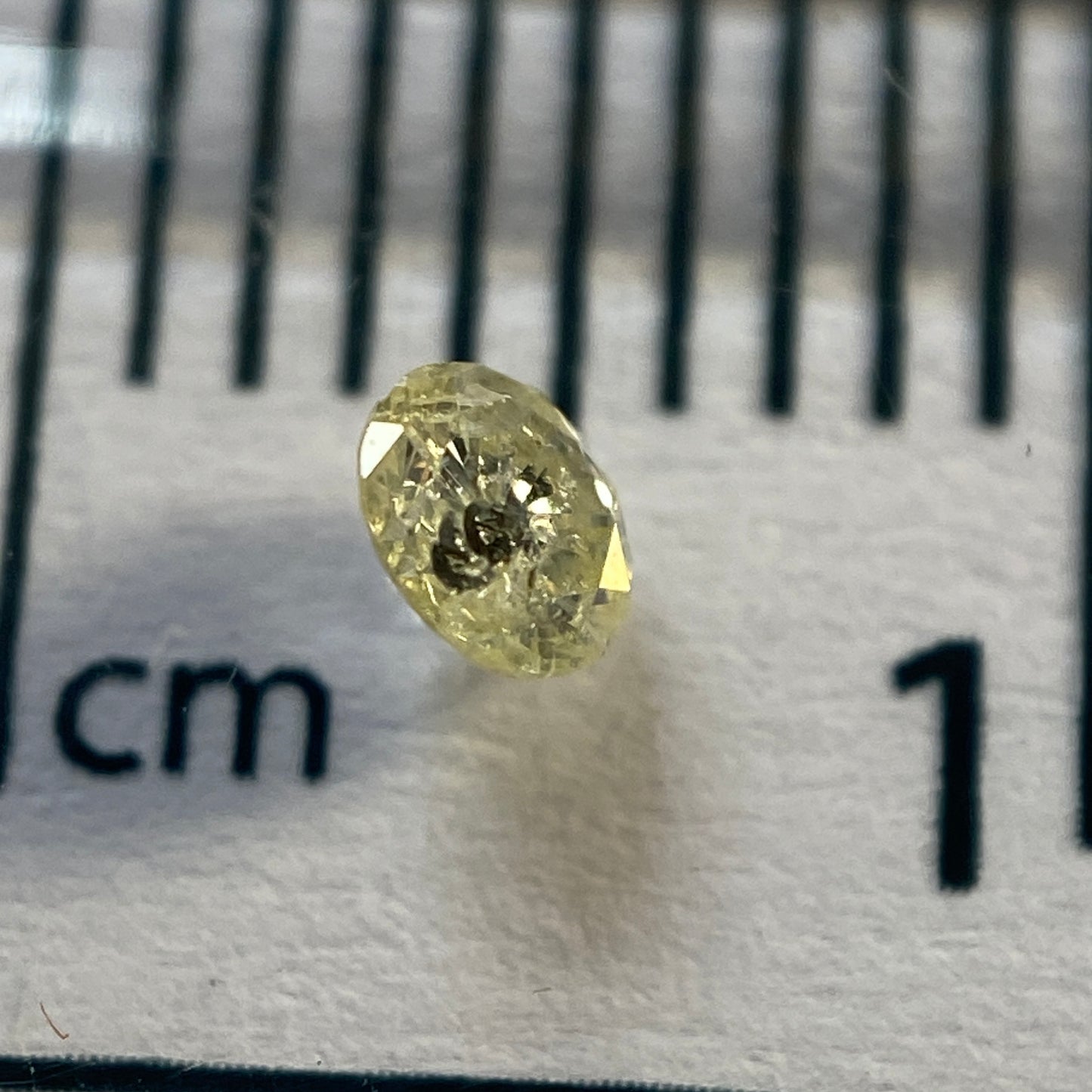 DIAMOND GEMSTONE NATURAL MINED - TINY 0.12Ct.  CAMEROON. MFG4243