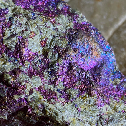 BORNITE [PEACOCK ORE] NCHANGA MINE, COPPER BELT, ZAMBIA 194g MF1444