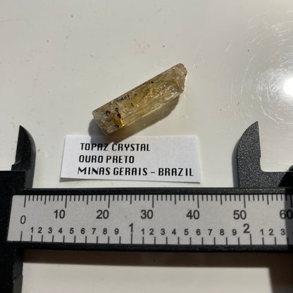 TOPAZ CRYSTAL : OURO PRETO, MINAS GERAIS, BRAZIL  21.30Ct. MF5343