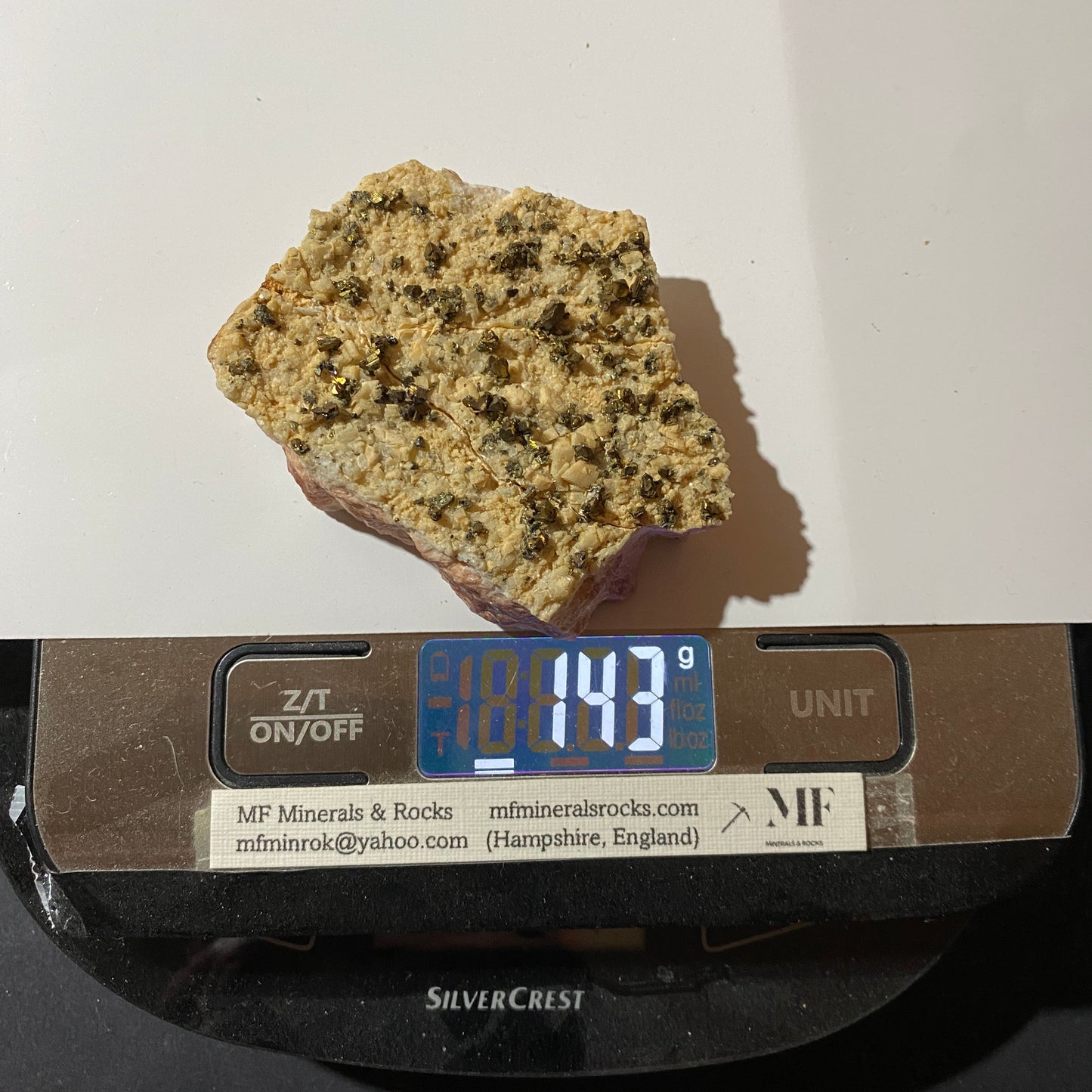 CHALCOPYRITE/DOLOMITE/BARYTES: DREISLER MINE, SAVERLAND, GERMANY. 143g MF4677