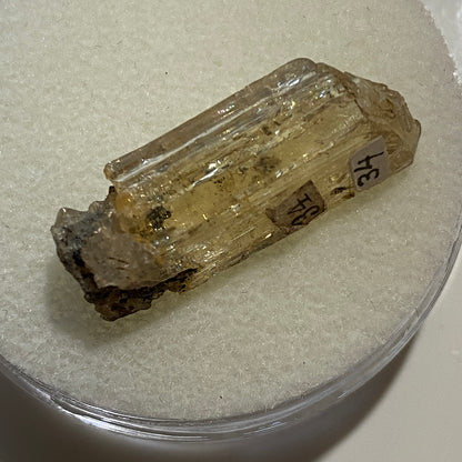 TOPAZ CRYSTAL : OURO PRETO, MINAS GERAIS, BRAZIL  21.30Ct. MF5343