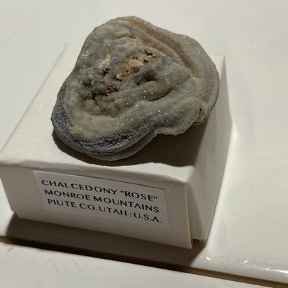 CHALCEDONY "ROSE" : MONROE MOUNTAINS, PIUTE COUNTY, UTAH, U.S.A.  11g. MF5344