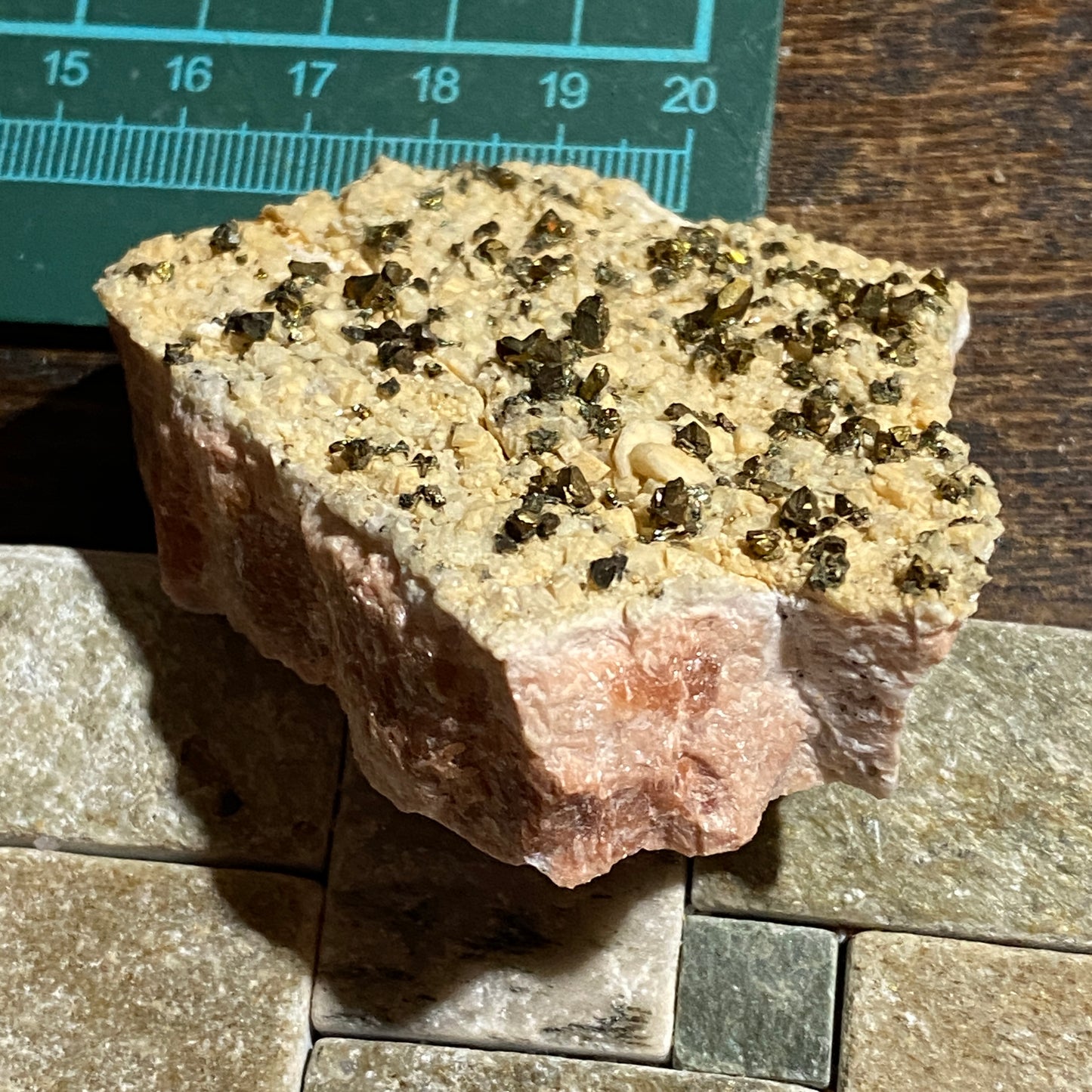 CHALCOPYRITE/DOLOMITE/BARYTES: DREISLER MINE, SAVERLAND, GERMANY. 143g MF4677