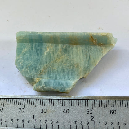 AQUAMARINE BERYL DRILL CORE SPECIMEN - SHIGAR, PAKISTAN. 19g MF3743