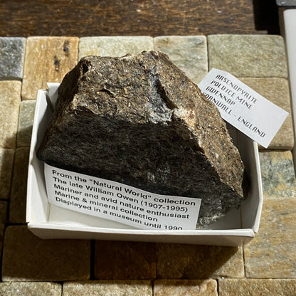 ARSENOPYRITE : POLDICE MINE, GWENNAP- CORNWALL  187g. MF5345