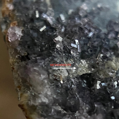 FLUELLITE/METAVARISCITE ON MATRIX : AZCARTE QUARRY, SPAIN 31g MF4684