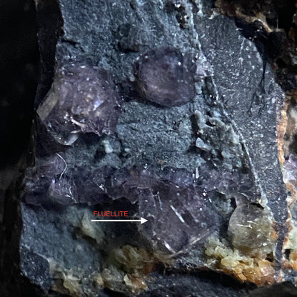 FLUELLITE/METAVARISCITE ON MATRIX : AZCARTE QUARRY, SPAIN 31g MF4684