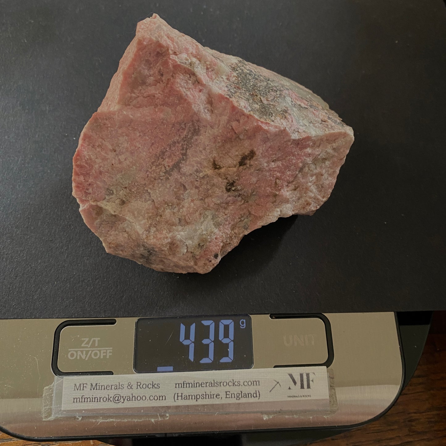 RHODONITE - FRANKLIN MINE, SUSSEX CO. NEW JERSEY, U.S.A. 439g MF4466