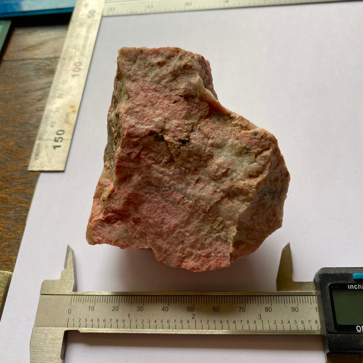 RHODONITE - FRANKLIN MINE, SUSSEX CO. NEW JERSEY, U.S.A. 439g MF4466