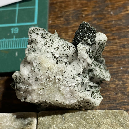 RUTILE/CHLORITE/ALBITE EXQUISITE SPECIMEN : SEEBACH VALLEY, AUSTRIA 30g MF4679