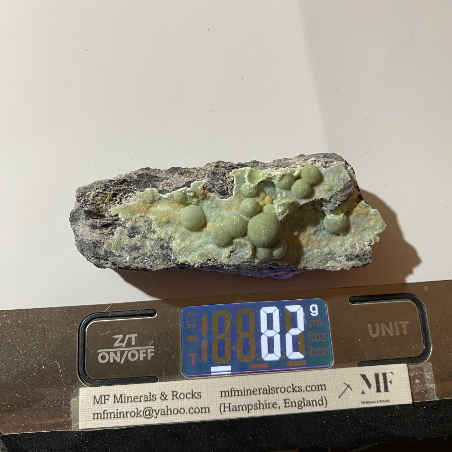 WAVELLLITE : COUNTY PIT, MAULDIN MOUNTAINS, ARKANSAS, U.S.A. 82g MF4685