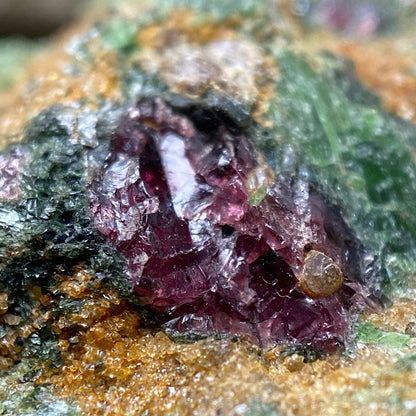 PYROPE/DIOPSIDE /ETC : NORDFJORD, VESTLAND, NORWAY. 20g MF5350