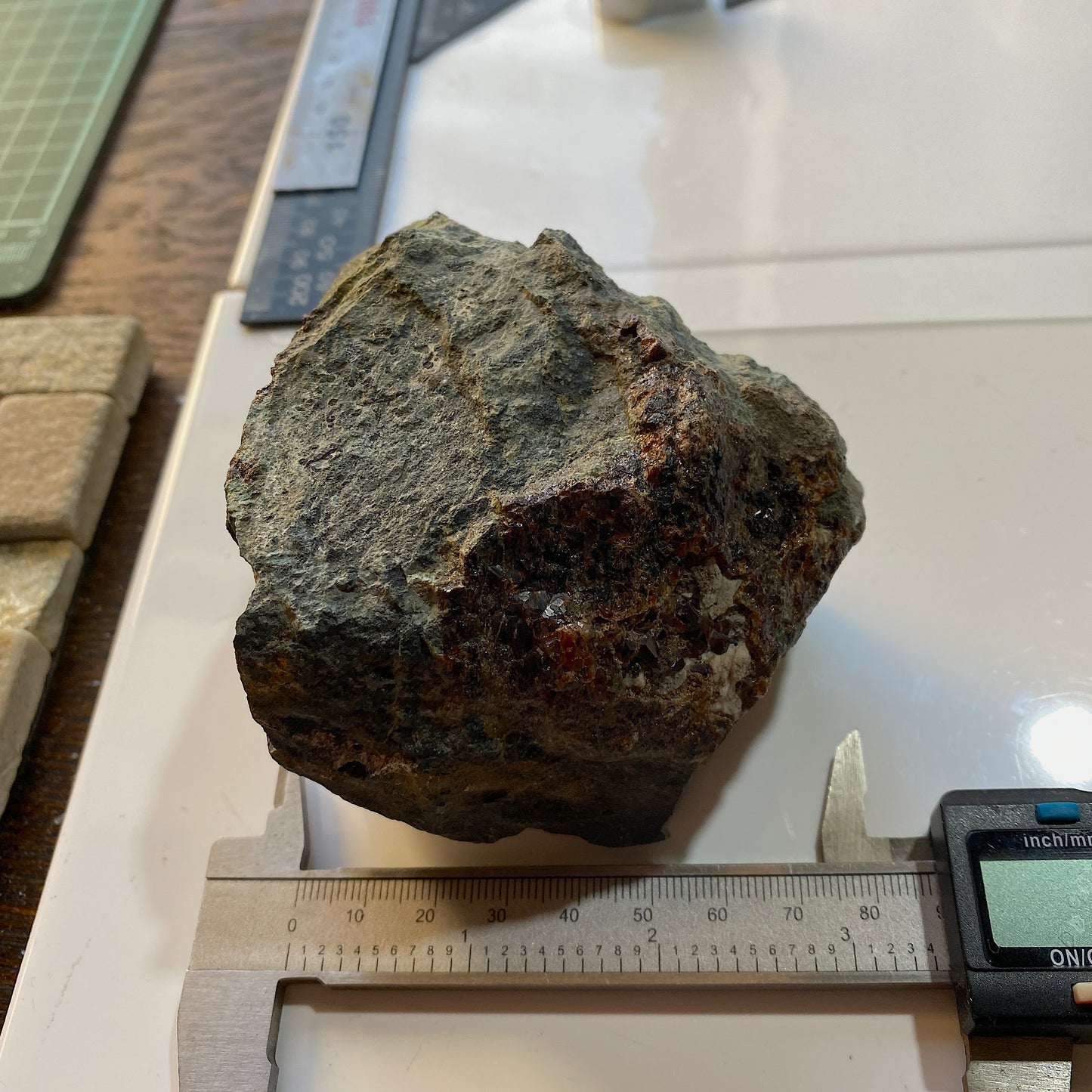 SPHALERITE [ETC] ON MATRIX : ST DAY, TOLGULLOW, CORNWALL 679g MF4668