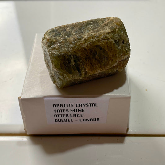 APATITE CRYSTAL : YATES MINE, OTTER LAKE, QUEBEC, CANADA 57g MF5351