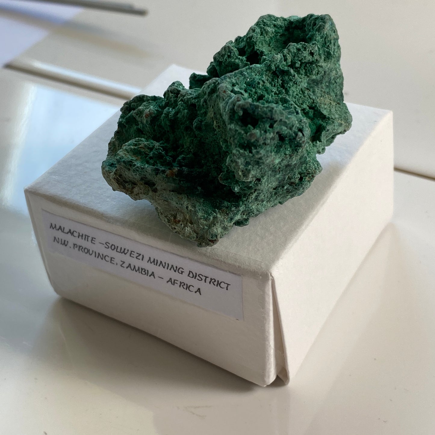 MALACHITE - SOLWEZI MINING DISTRICT, ZAMBIA  38g. MF3337