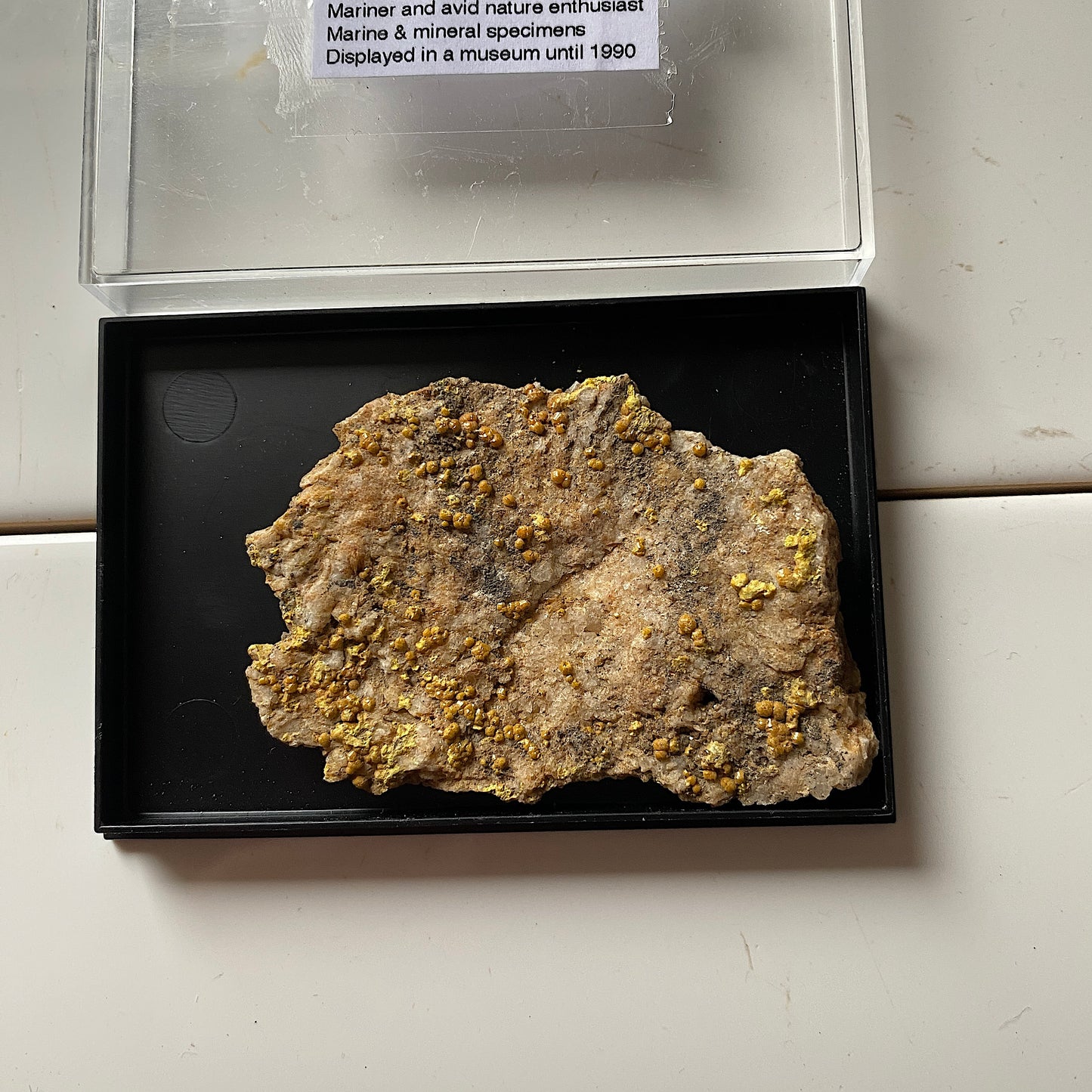 CAMPYLITE [MIMETITE] - DRY GILL MINE, CALDBECK, CUMBRIA 19g MF647