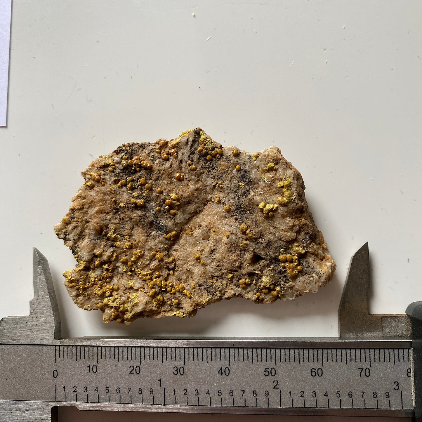 CAMPYLITE [MIMETITE] - DRY GILL MINE, CALDBECK, CUMBRIA 19g MF647