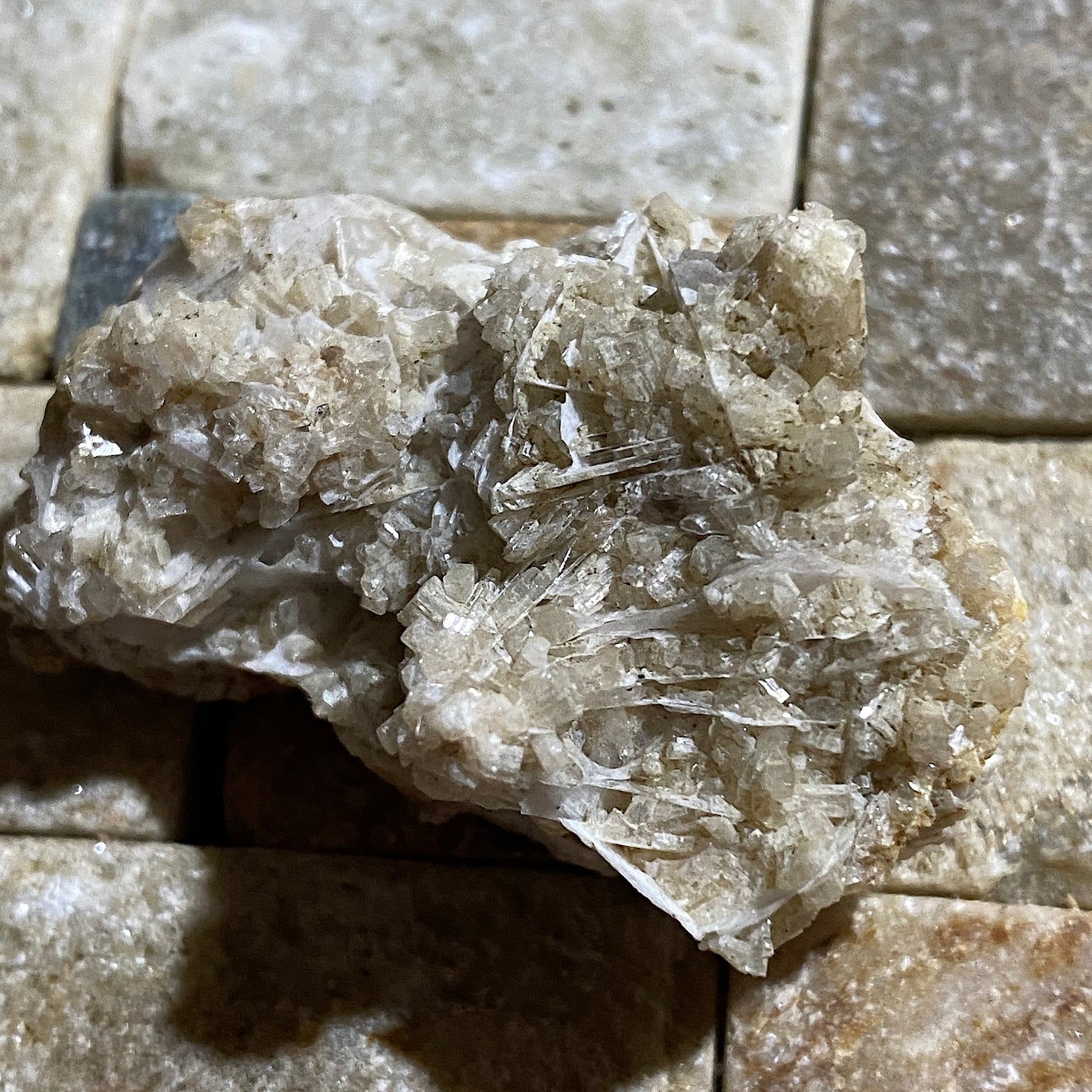 BREWSTERITE : CLASHGORM MINE, STRONTIAN, ARGYL, SCOTLAND 26g MF4678