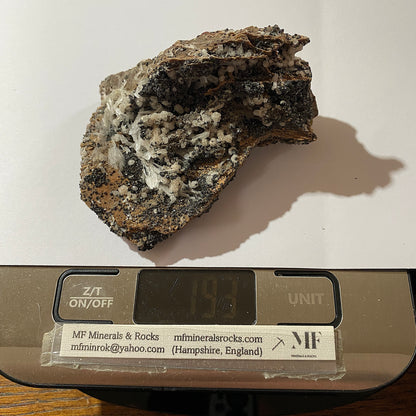 CERUSSITE WITH DESCLOZITE [ETC] - PREGUICA MINE, BEJA, PORTUGAL 192g MF665